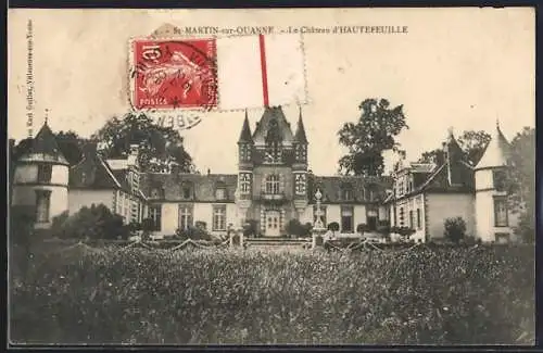 AK St.-Martin-sur-Ouanne, Le Château d`Hautefeuille