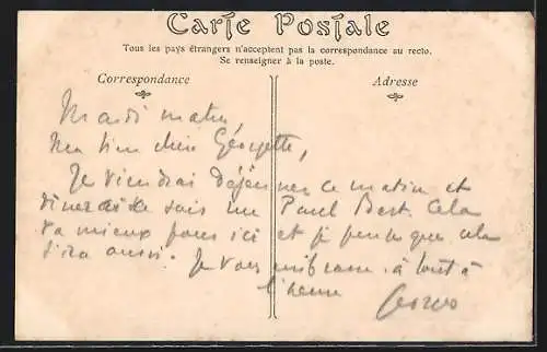 AK Auxerre, Vue prise au Pont de Gien