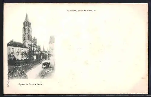 AK Saint-Père /Avallon, Église de Saint-Père