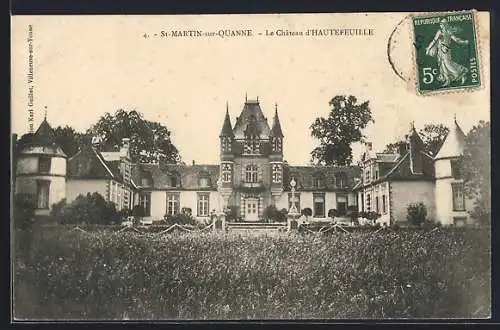 AK St-Martin-sur-Ouanne, Le Château d`Hautefeuille