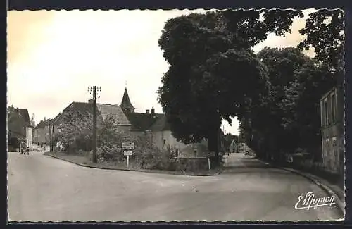 AK Courson-les-Carrières /Yonne, La Grande Route
