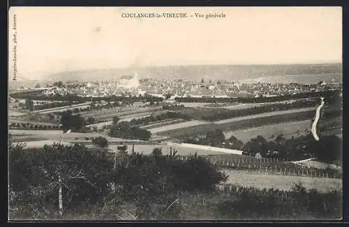AK Coulanges-la-Vineuse, Vue générale