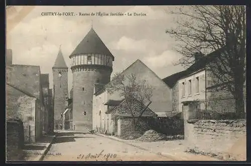 AK Chitry-le-Fort, Restes de l`église fortifiée, Le Donjon