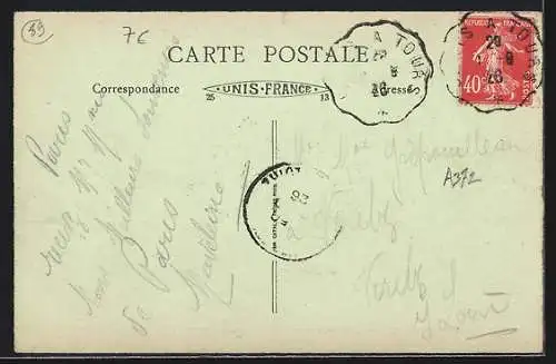 AK Champigny-sur-Yonne, La Tuilerie et le Pont