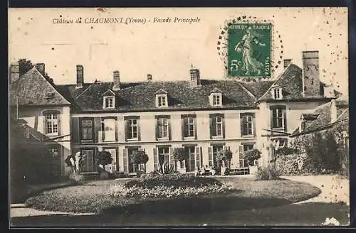 AK Chaumont /Yonne, Château, Facade Principale