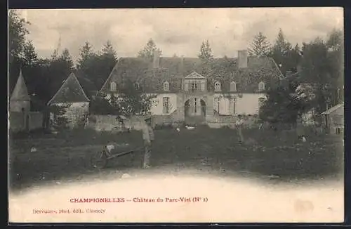 AK Champignelles, Château du Parc-Viel, N°1
