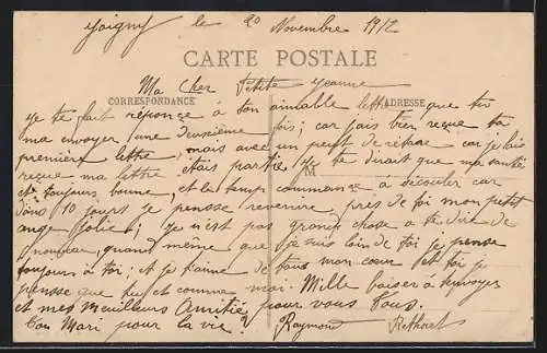 AK Joigny /Yonne, Vue générale prise du Port au Bois, églises et route des autos visibles