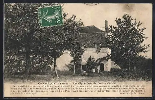 AK Champlost /Yonne, Les dépendances de l`ancien Château