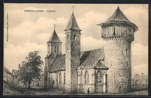 AK Chitry-le-Fort, L`Église