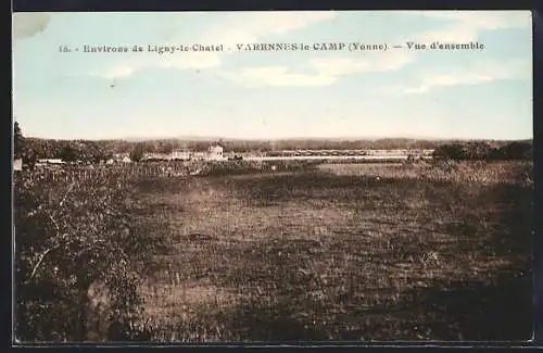 AK Varennes-le-Camp /Yonne, Vue d`ensemble