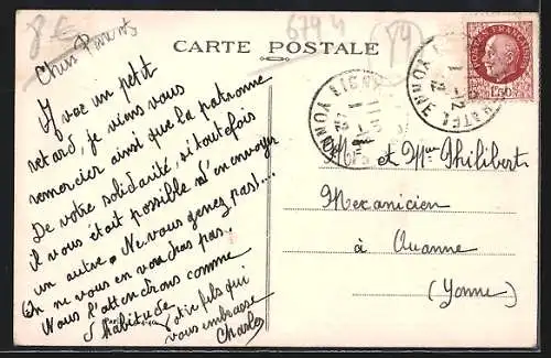 AK Varennes-le-Camp /Yonne, Vue d`ensemble