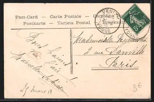 AK Venizy /Yonne, Vue panoramique