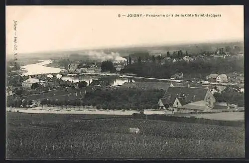 AK Joigny, Panorama pris de la Côte Saint-Jacques