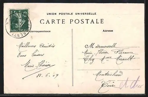 AK Saint-Florentin, Pont du Chemin de fer de l`Est et ancien Pont de bois sur l`Armance