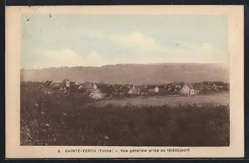 AK Sainte-Vertu /Yonne, Vue générale prise au téléobjectif