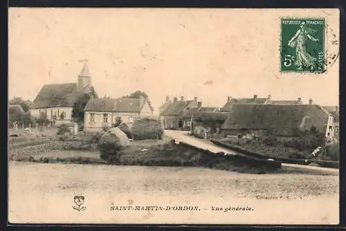 AK Saint-Martin-d`Ordon, Vue générale