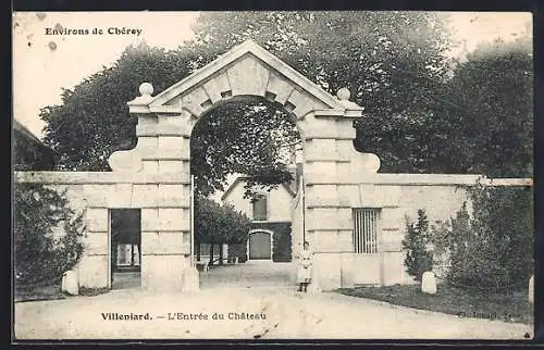 AK Villeniard /Chéroy, L`Entrée du Château
