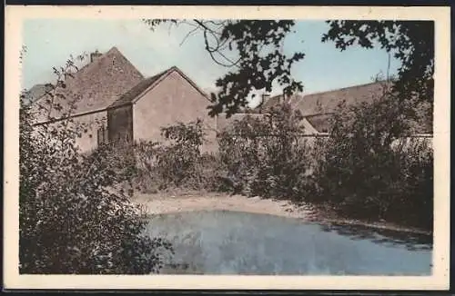 AK Villebougis /Yonne, Un coin du Pays