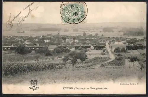 AK Véron /Yonne, Vue générale