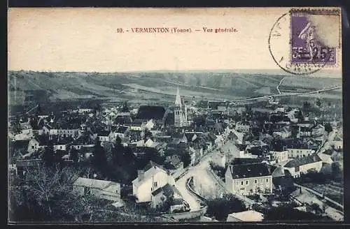 AK Vermenton /Yonne, Vue générale