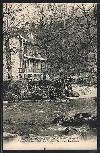 AK Avallon, Hôtel des Ruats, Route de Pontaubert, Vallée du Cousin, Les Sites Pittoresques