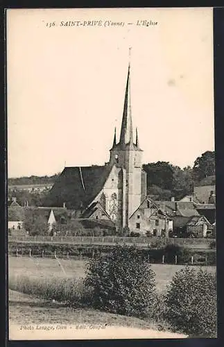 AK Saint-Privé /Yonne, L`Église