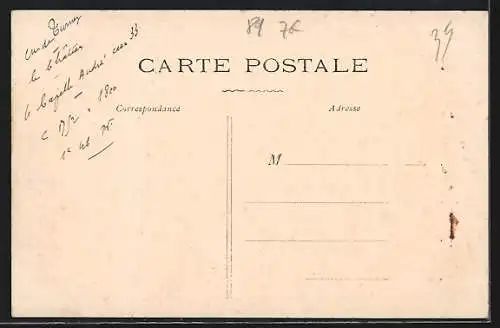 AK Turny, Le Château, 1ère vue