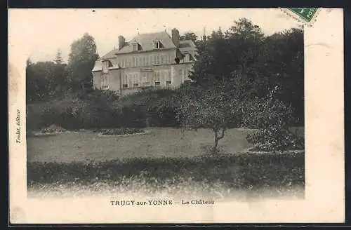 AK Trucy-sur-Yonne, Le Château