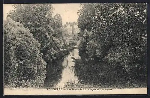 AK Tonnerre, Les Bords de l`Armancon vue en amont