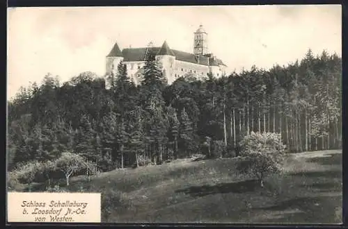 AK Loosdorf, Schloss Schallaburg von Westen
