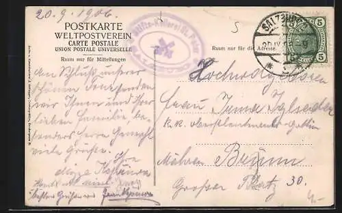 Künstler-AK F. Kulstrunk: Salzburg, alter Peterskeller