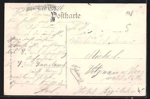 AK St. Johann, Totalansicht mit Bergpanorama