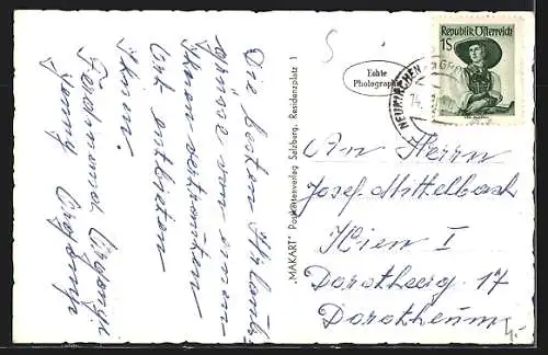 AK Neukirchen a. Gross-Venediger, Teilansicht mit Bergpanorama