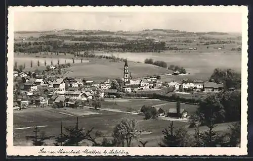 AK Mattsee, Teilansicht mit Kirche