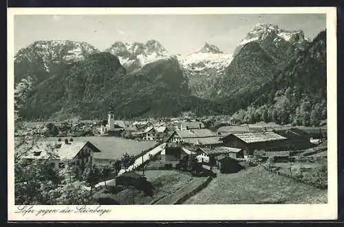 AK Lofer, Totalansicht gegen die Steinberge