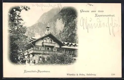 AK Kaprun, Kesselfall-Alpenhaus im Kaprunertal