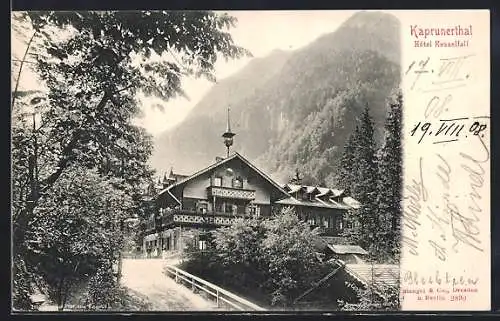 AK Kaprun, Hotel Kesselfall im Kaprunerthal