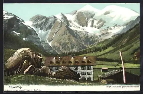 AK Ferleiten, Teilansicht mit Bergen