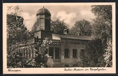 AK Neuruppin, Zieten-Museum im Tempelgarten