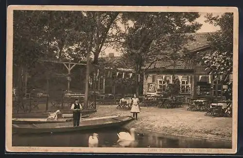 AK Lehde / Spreewald, Gasthaus fröhlicher Hecht