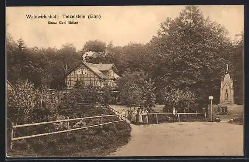 AK Tetzelstein, Waldwirtschaft Tetzelstein mit Tetzelstein