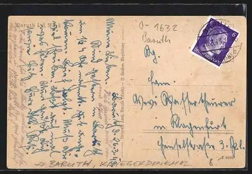 AK Baruth i. d. Mark, Kriegerdenkmal