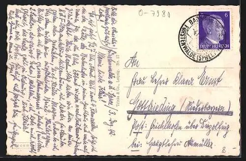 AK Fürstenwalde /Spree, Rathaus und Domkirche