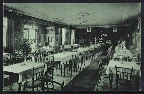 AK Hayn b. Oybin, Kur-Hotel Forsthaus Hayn, Innenansicht