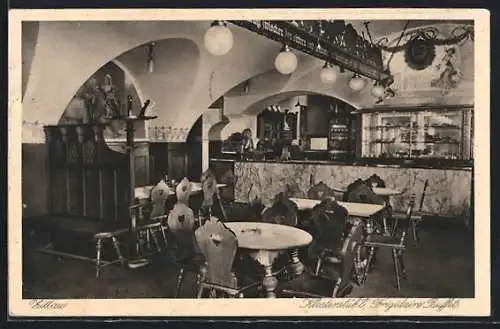 AK Zittau i. Sa., Gasthaus zum Klosterstüb`l, Johannisstr. 4-6, Innenansicht