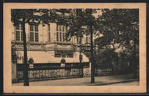 AK Berlin, Cafe Conditorei Zelten, Inh. Rud. Aweyde, In den Zelten 5a