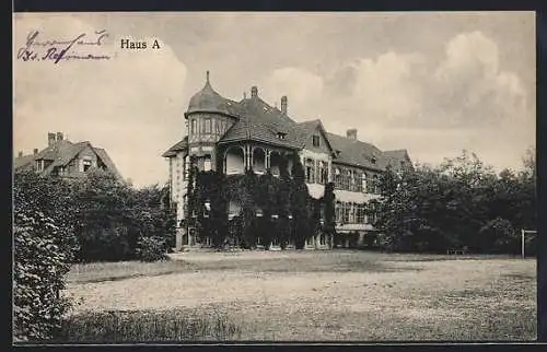 AK Berlin-Zehlendorf, Blick auf Haus Schönow