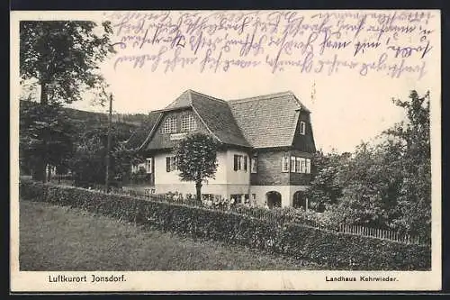 AK Jonsdorf, Hotel Landhaus Kehrwieder