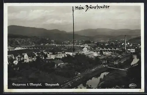 AK Gaggenau i. Murgtal, Blick auf die Benzwerke