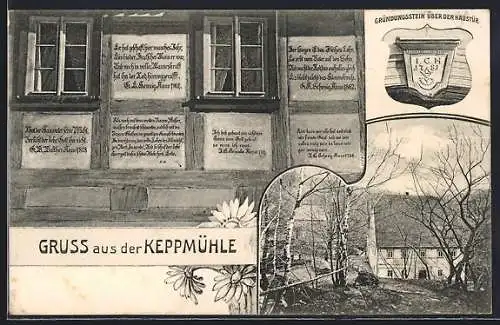 AK Dresden-Hosterwitz, Gasthaus Keppmühle